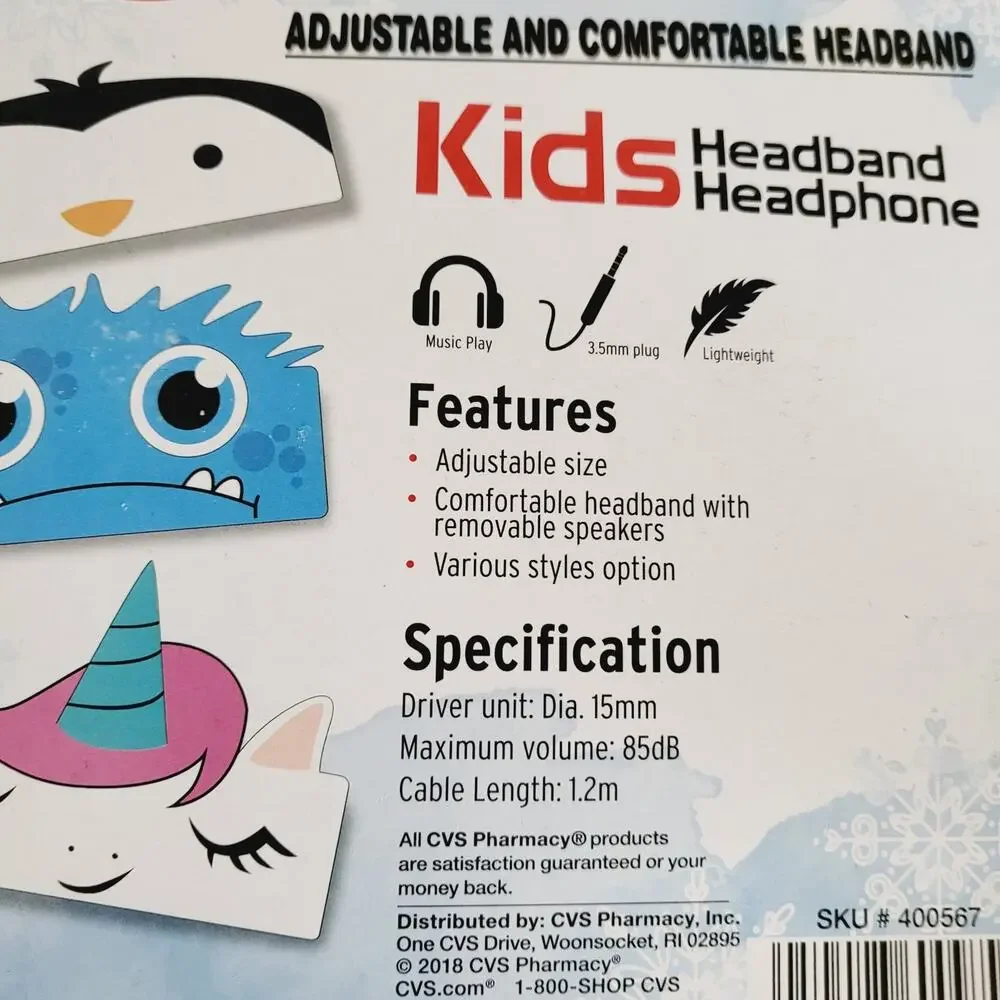 New Unicorn headphone glasses headband